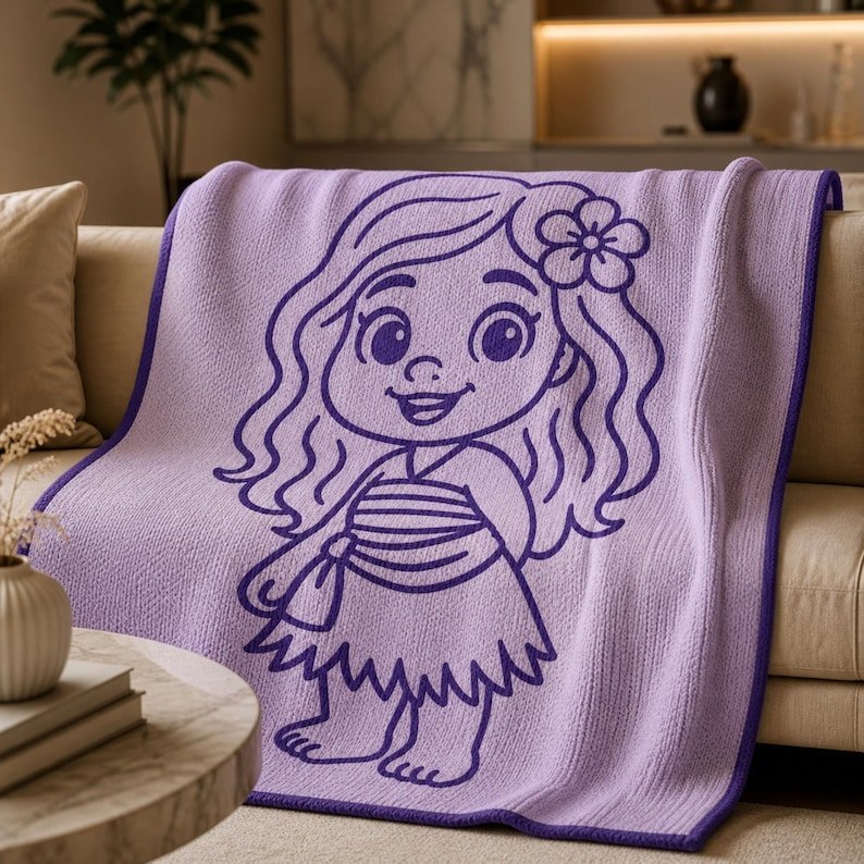 Island Girl Mosaic Crochet Blanket Pattern - Mosaic Crochet PDF Pattern
