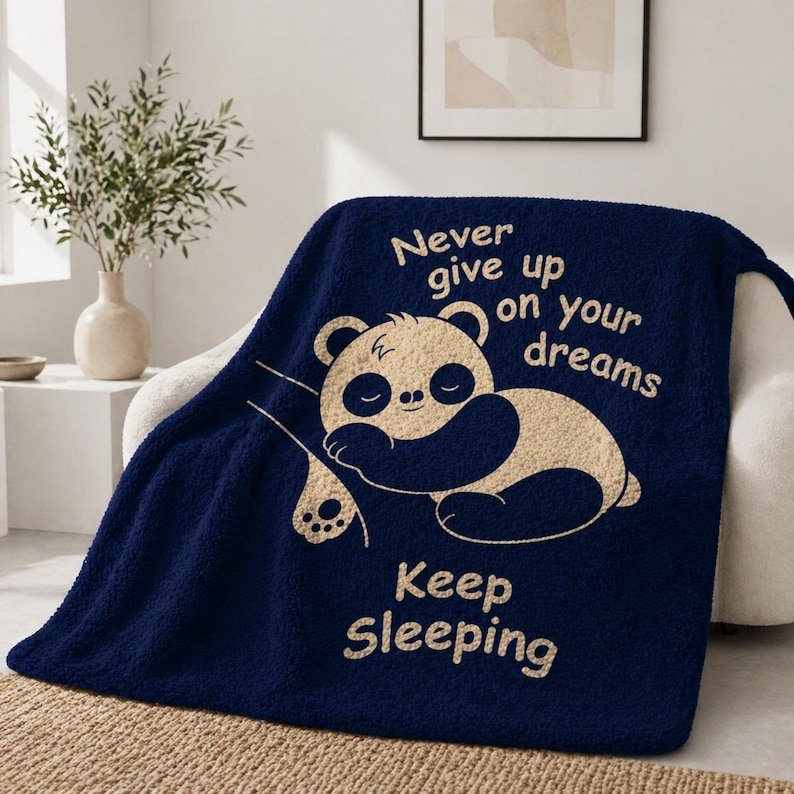 Sleeping Panda Mosaic Crochet Blanket Pattern - Mosaic Crochet PDF Pattern
