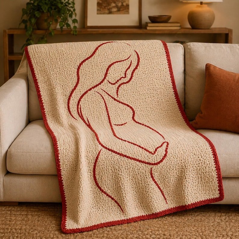 Motherhood Mosaic Crochet Blanket Pattern - Mosaic Crochet PDF Pattern